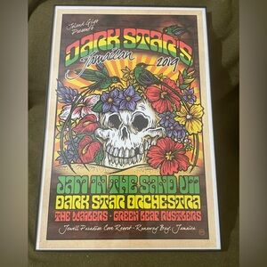Grateful Dead Dark Stars Orchestra Jamaica Jam in the Sand #VII Concert Poster